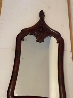 Wunderschöner antiker Wandspiegel im amerikanischen Gothic-Stil aus dem 19. Jahrhundert