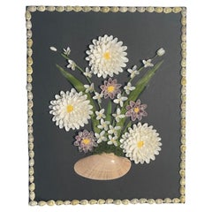 Floral Sea Shell Eall Plaque Collage Designed by Elia