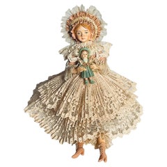 Antique Victorian Lady by Louis Nichole Christmas Ornament
