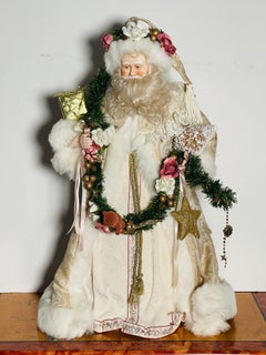 Vintage 25” Santa Claus Figure Tree Topper