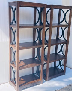 Elegant Pair of Bookcase Shelves Etagères