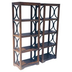 Elegant Pair of Bookcase Shelves Etagères