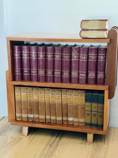 Antique Petite Library in Art Deco Bookcase
