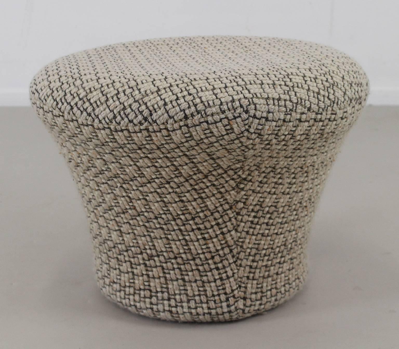 Large Globe Chair by Pierre Paulin with Mushroom Footstool 3