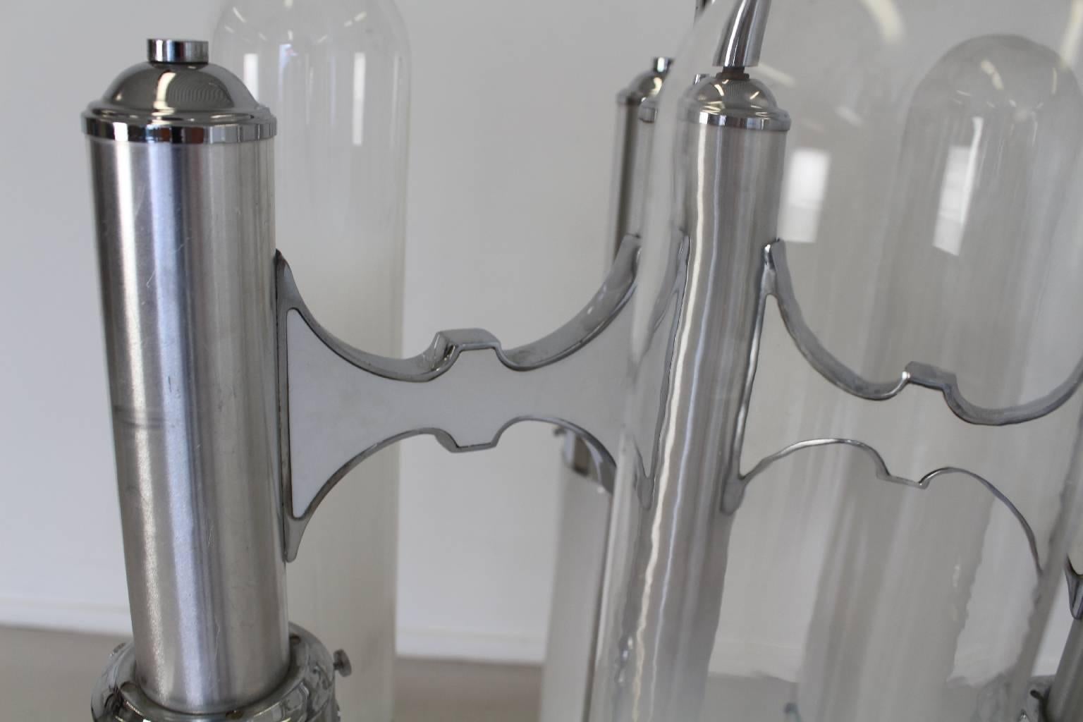 Sciolari Nason Mazzega Opalic Glass Pendant For Sale 1
