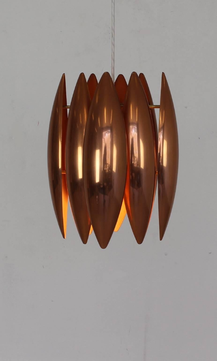 Mid-20th Century Jo Hammerborg Brass Pendant Kastor For Sale