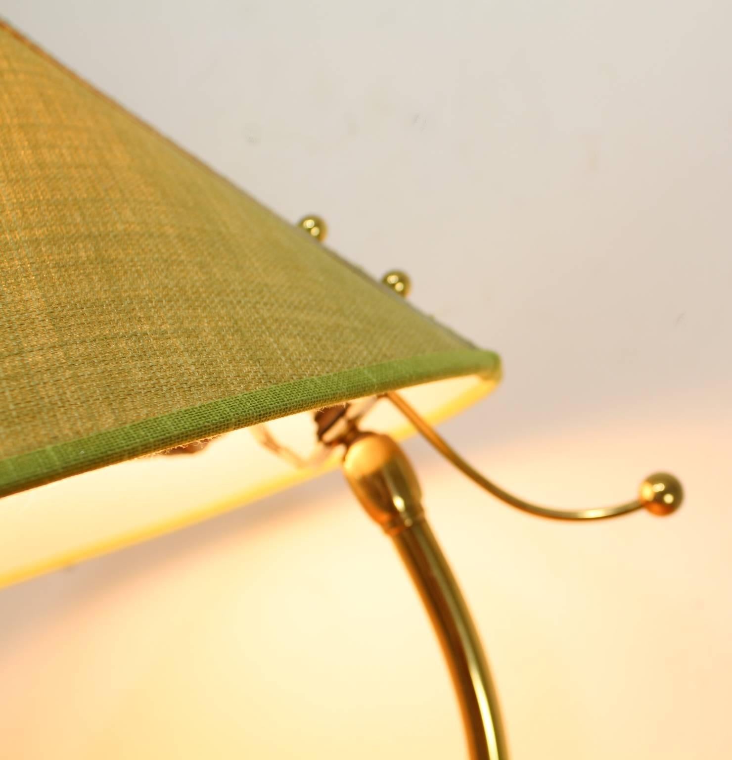 Mid-Century Modern Crane Feet Table Desk Lamp Attributed to J.T Kalmar