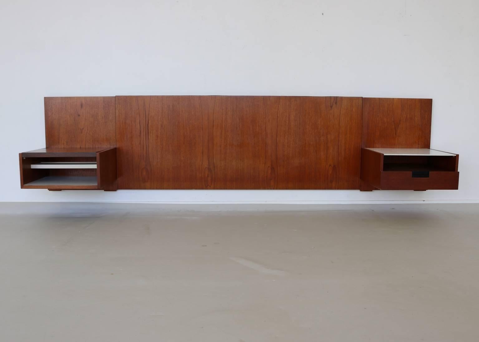 Mid-Century Modern Original Pastoe Cees Braakman Teak Double Bed