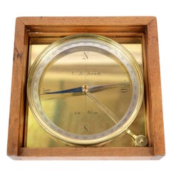 Antique Brass Topographic Compass Made in Wien