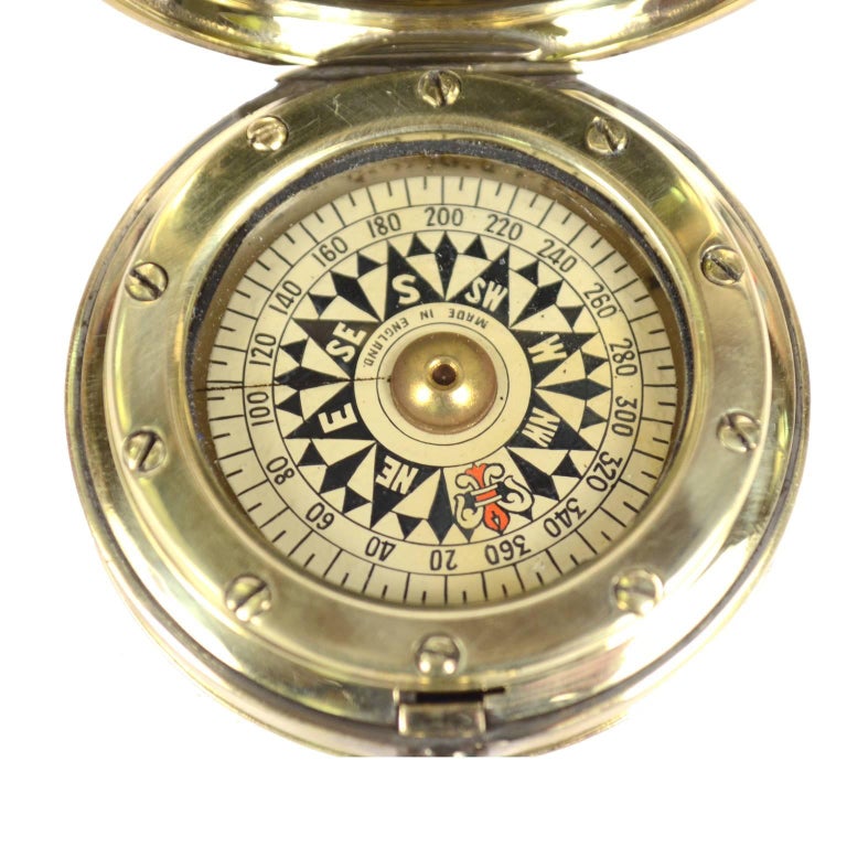 American Brass Compass Made in the Second Half of the 20th Century at