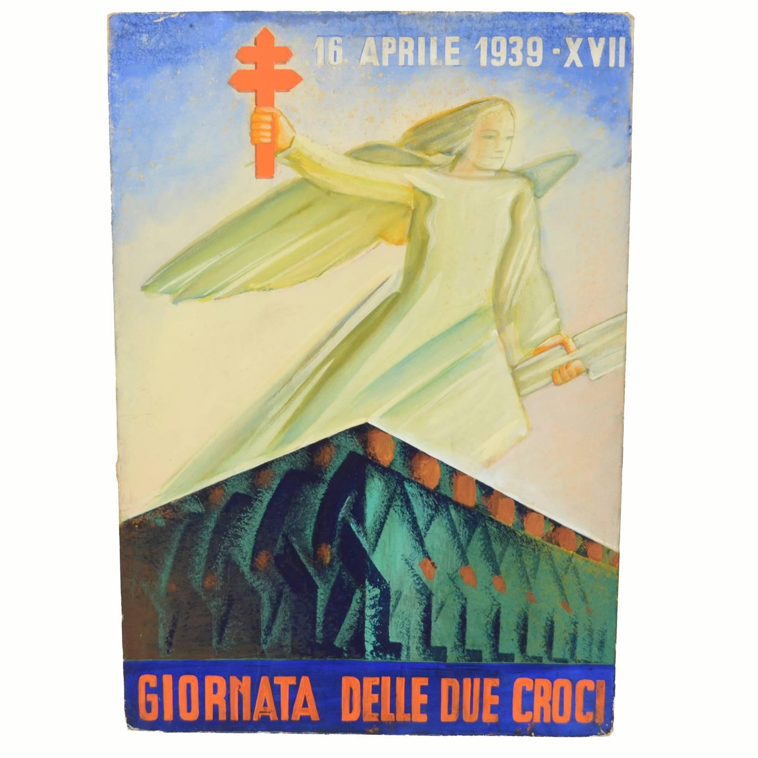 Boceto del cartel futurista 
