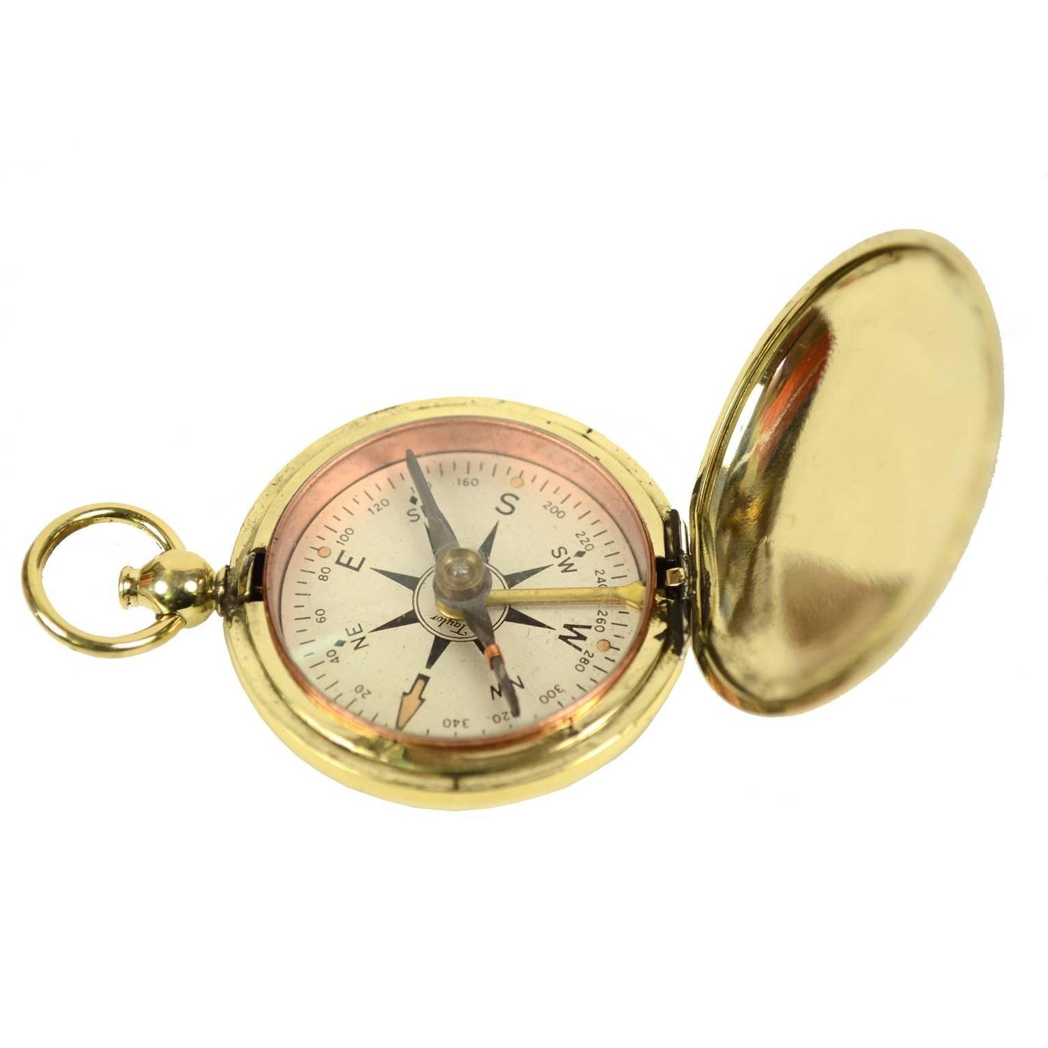 Small Brass Compass Made in the USA at 1stdibs