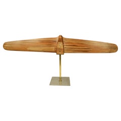 Maquette en noyer lamellé du laboratoire aérodynamique de Caproni, dans les années 1930