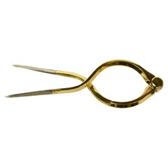 Compasso a una mano in ottone e acciaio firmato W & HC made in England 1930