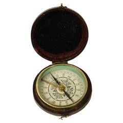 Small Victorian-era traveler's pocket compass