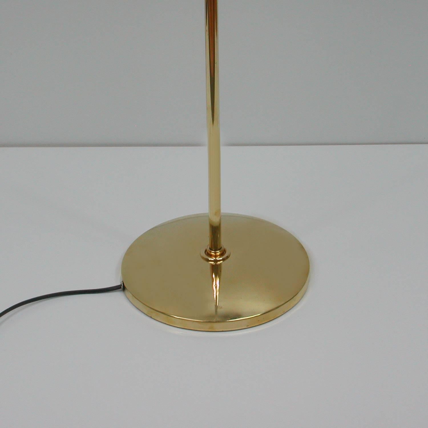 mid century gooseneck floor lamp