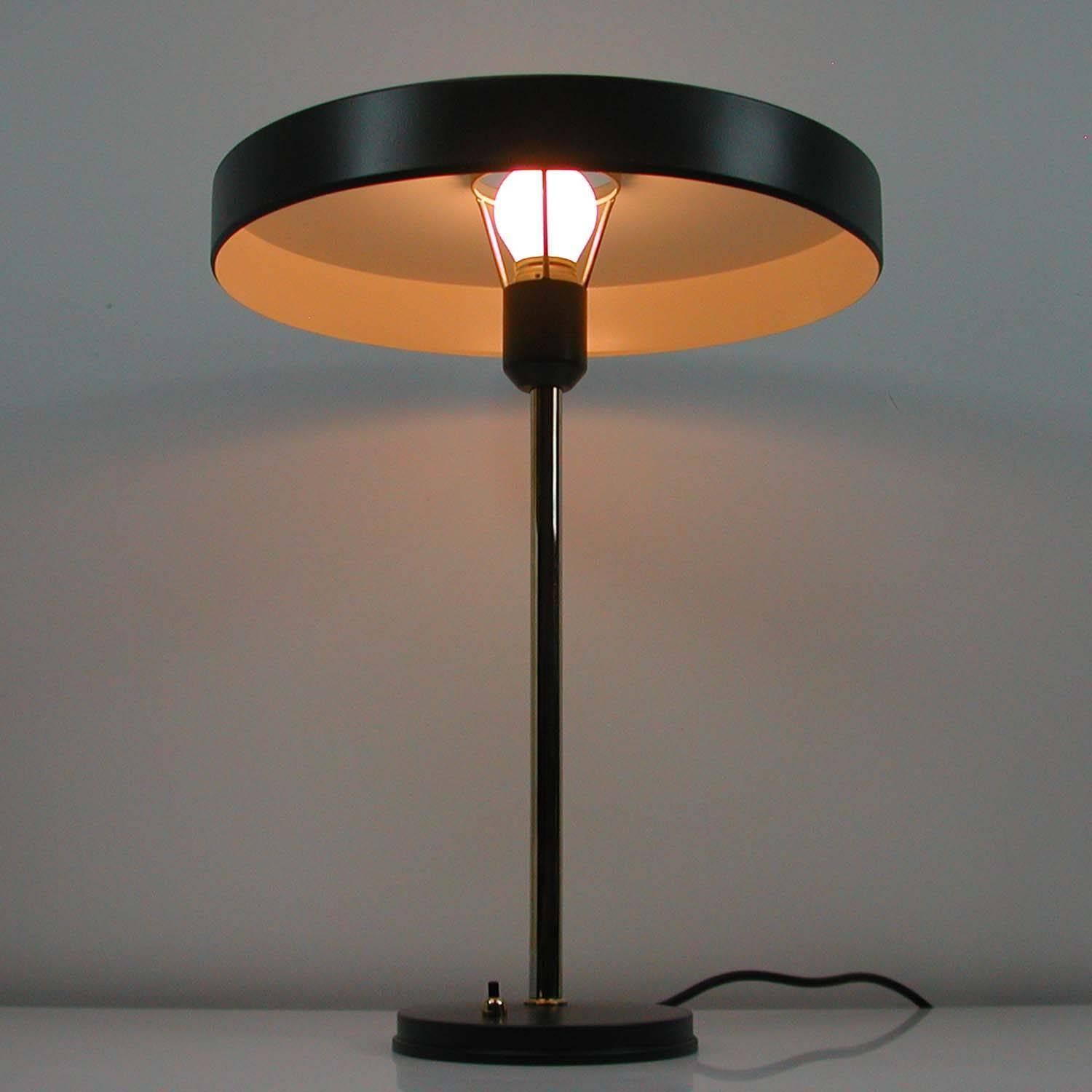 Metal Mid-Century Timor Table Lamp by Louis Christiaan Kalff for Philips, 1970s