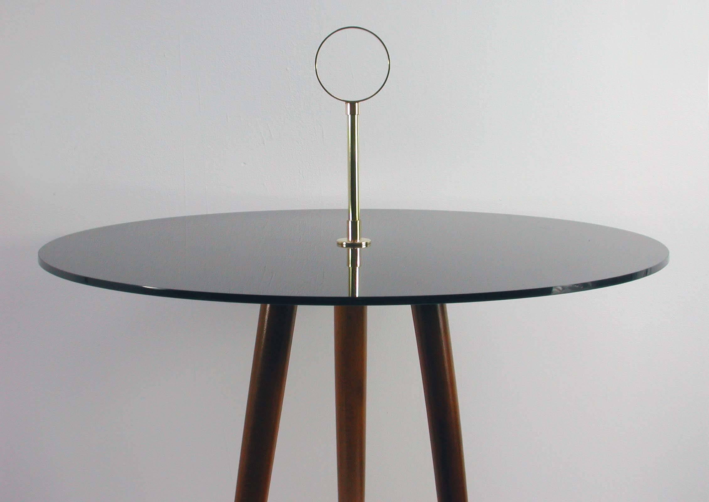 Mid-Century Modern Mid-Century Italian Tripod Side Table, 1950s