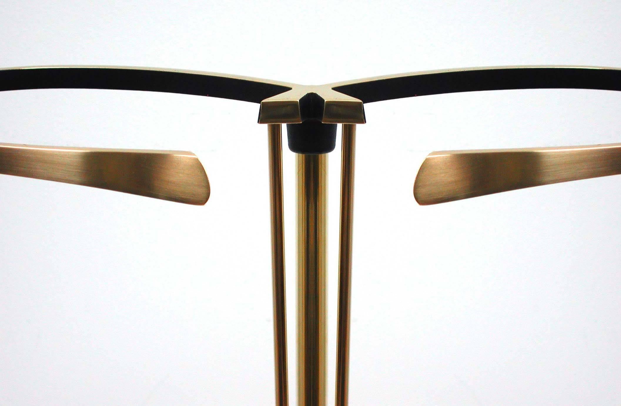 Austrian Black Lacquered and Brass Hagenauer Style Umbrella Stand, 1950s In Good Condition For Sale In NUEMBRECHT, NRW