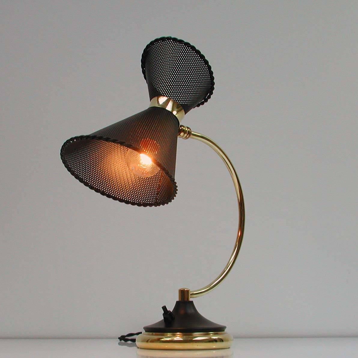 1950s, Midcentury, French Mathieu Matégot Style Table Lamp 1
