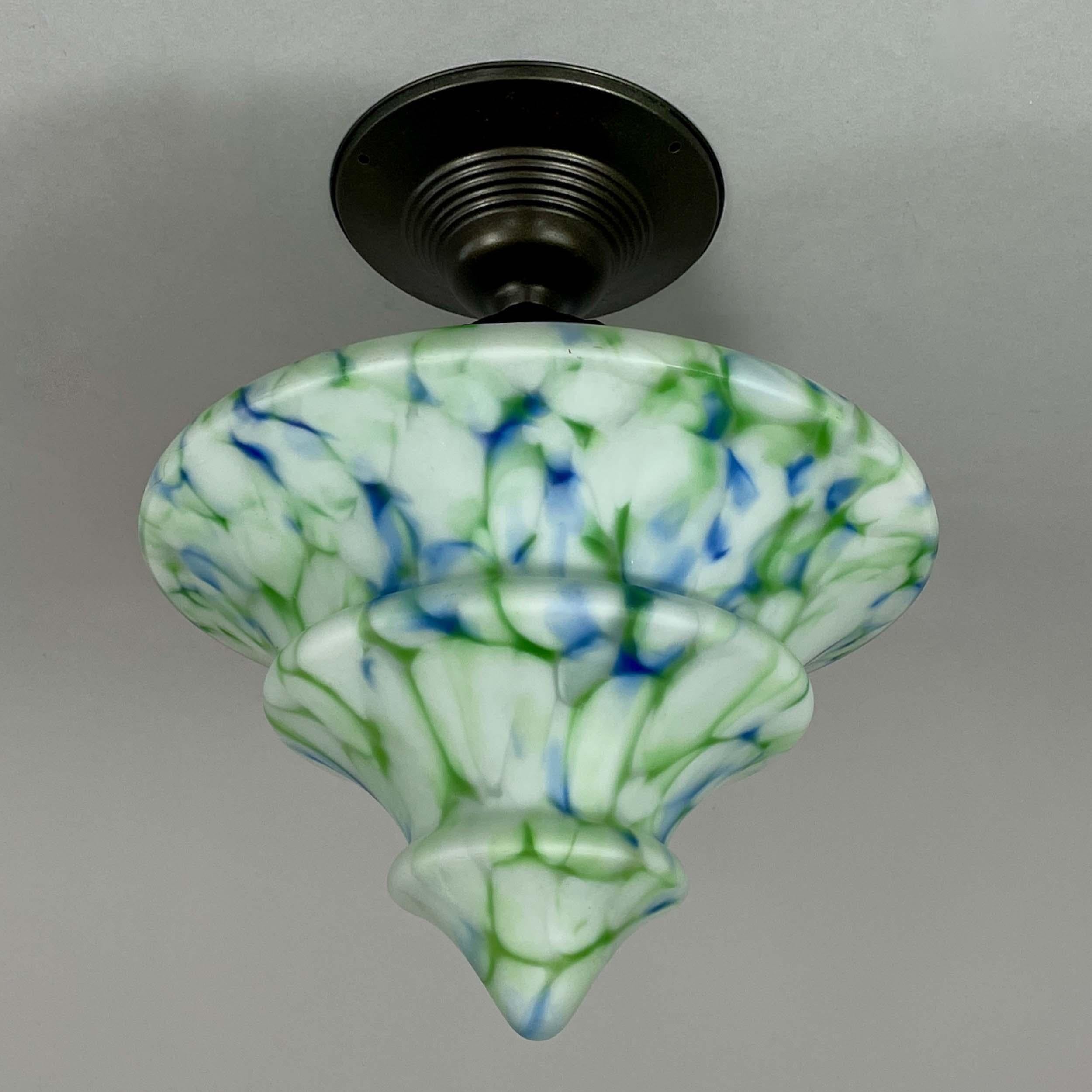 Art Deco Flush Mount, Germany 1930s For Sale 8