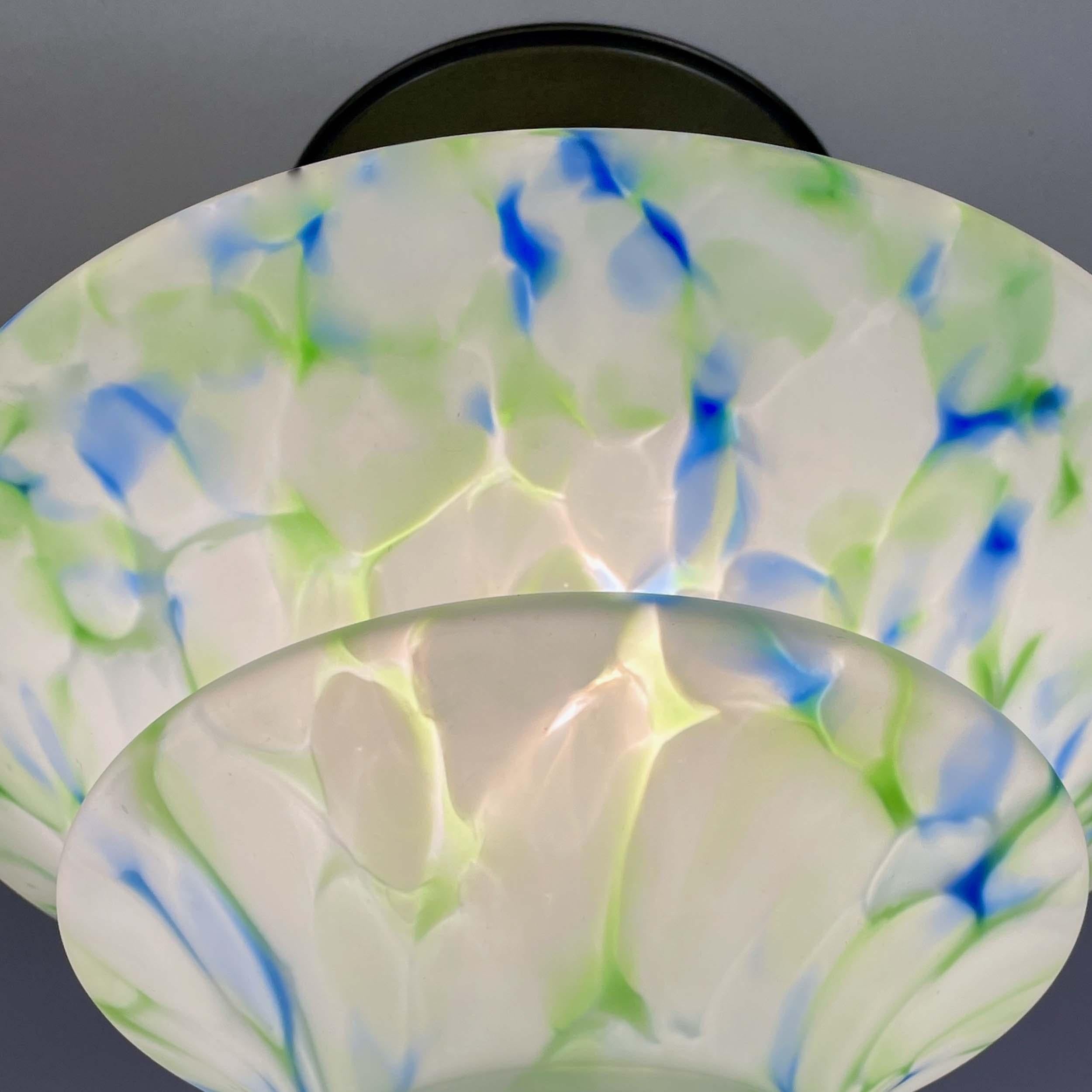 Art Deco Flush Mount, Germany 1930s For Sale 9
