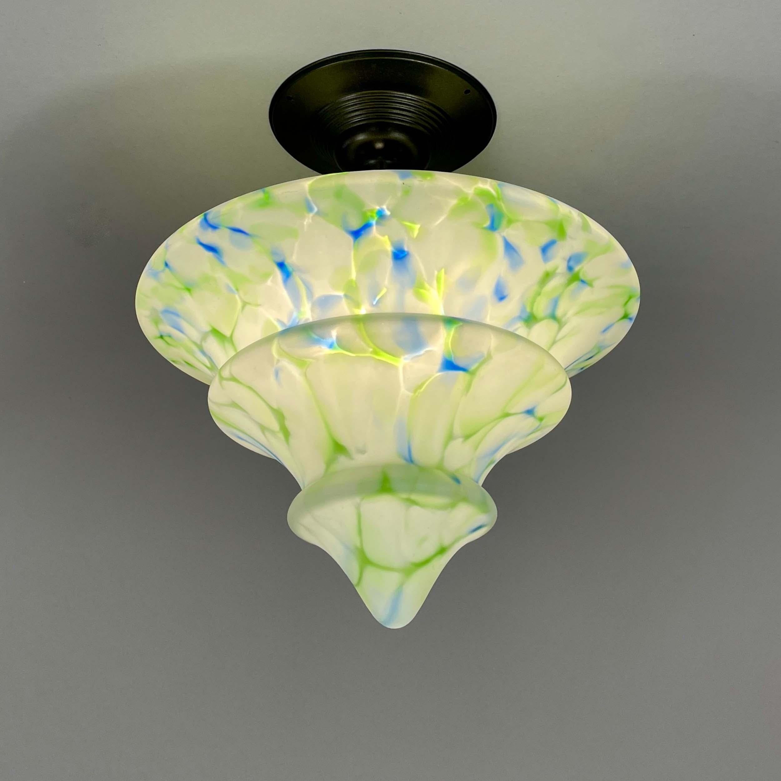 Art Deco Flush Mount, Germany 1930s For Sale 10