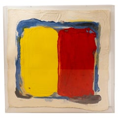 Sin título (Bloques amarillos/rojos), Bram Bogart (1989)