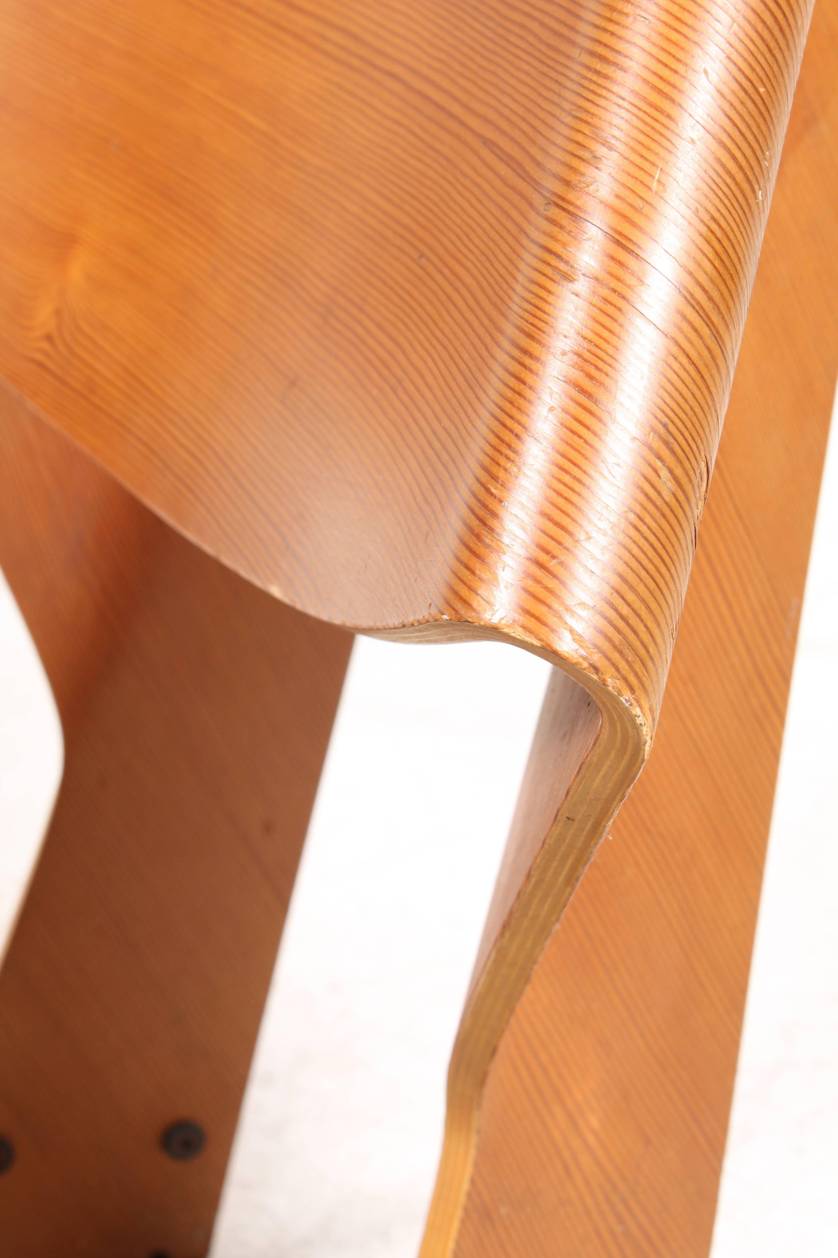 Sculptural Lounge Chair by Grete Jalk In Excellent Condition In Lejre, DK
