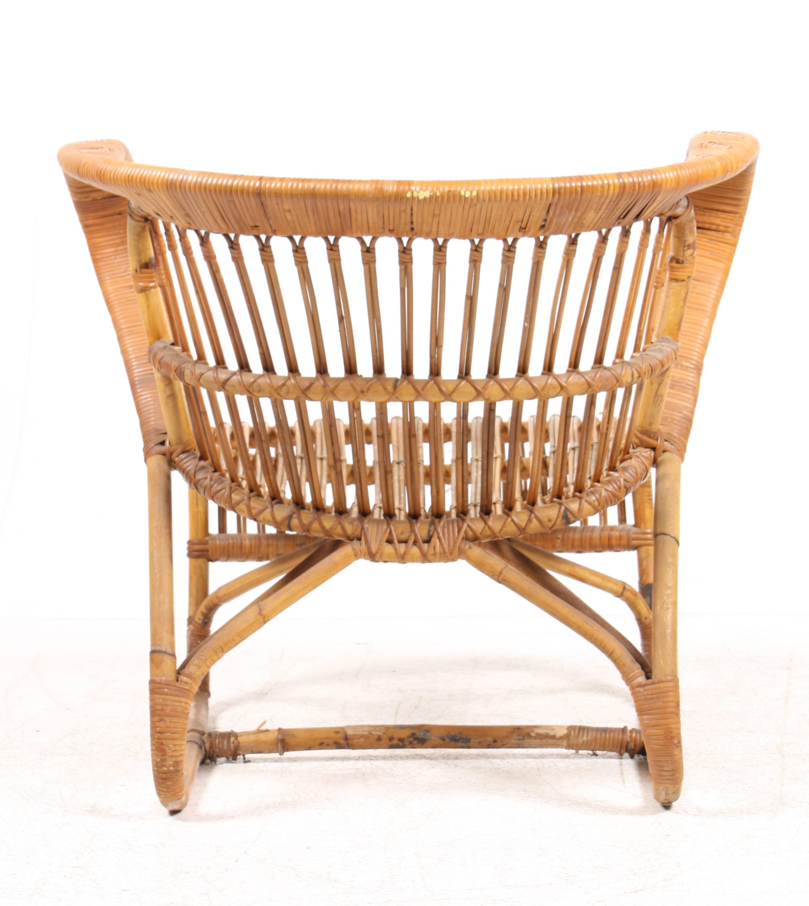 Danish Sculptural Lounge Chair from the 1940s