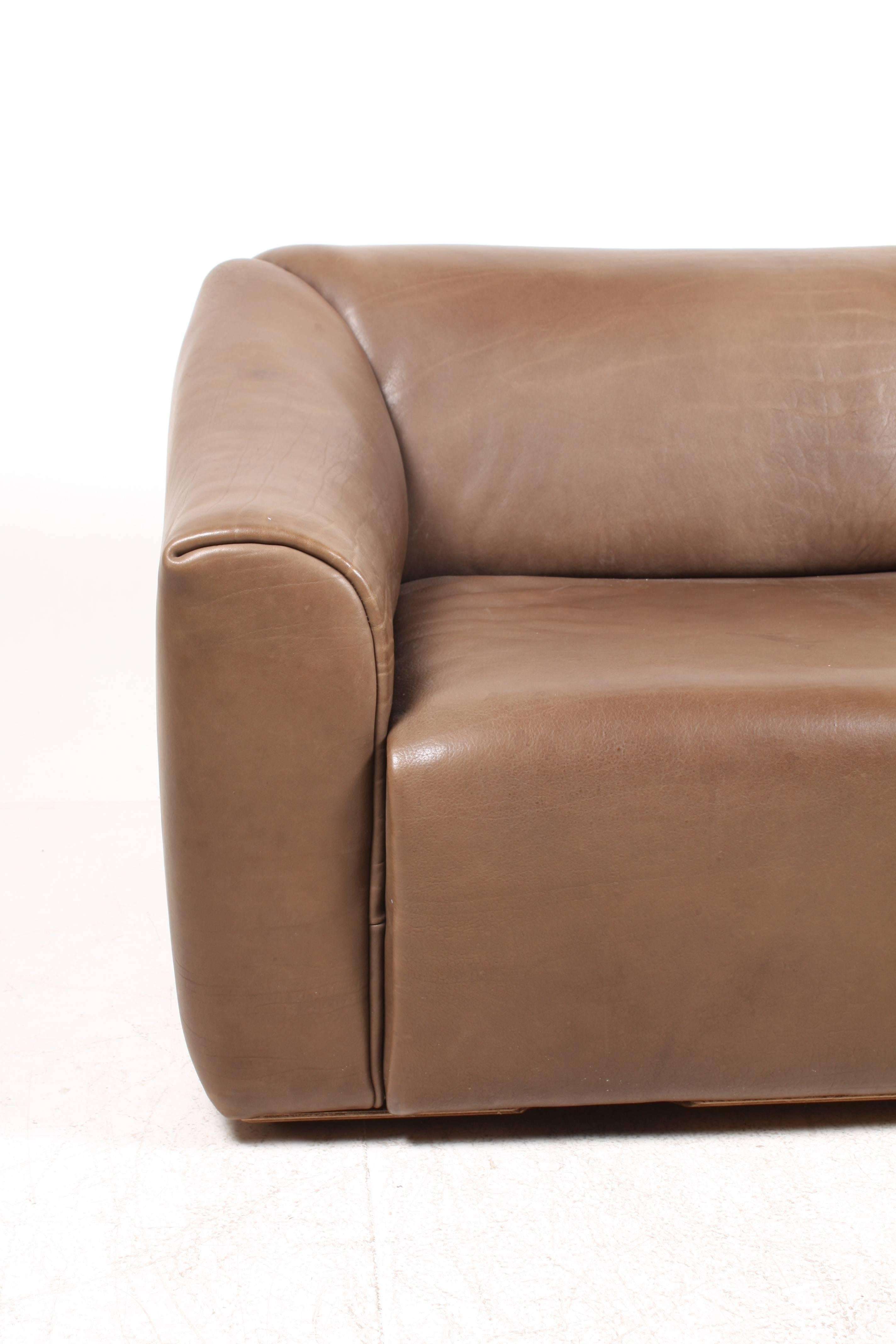 Mid-Century Modern Pair of DS47 Sofas by De Sede