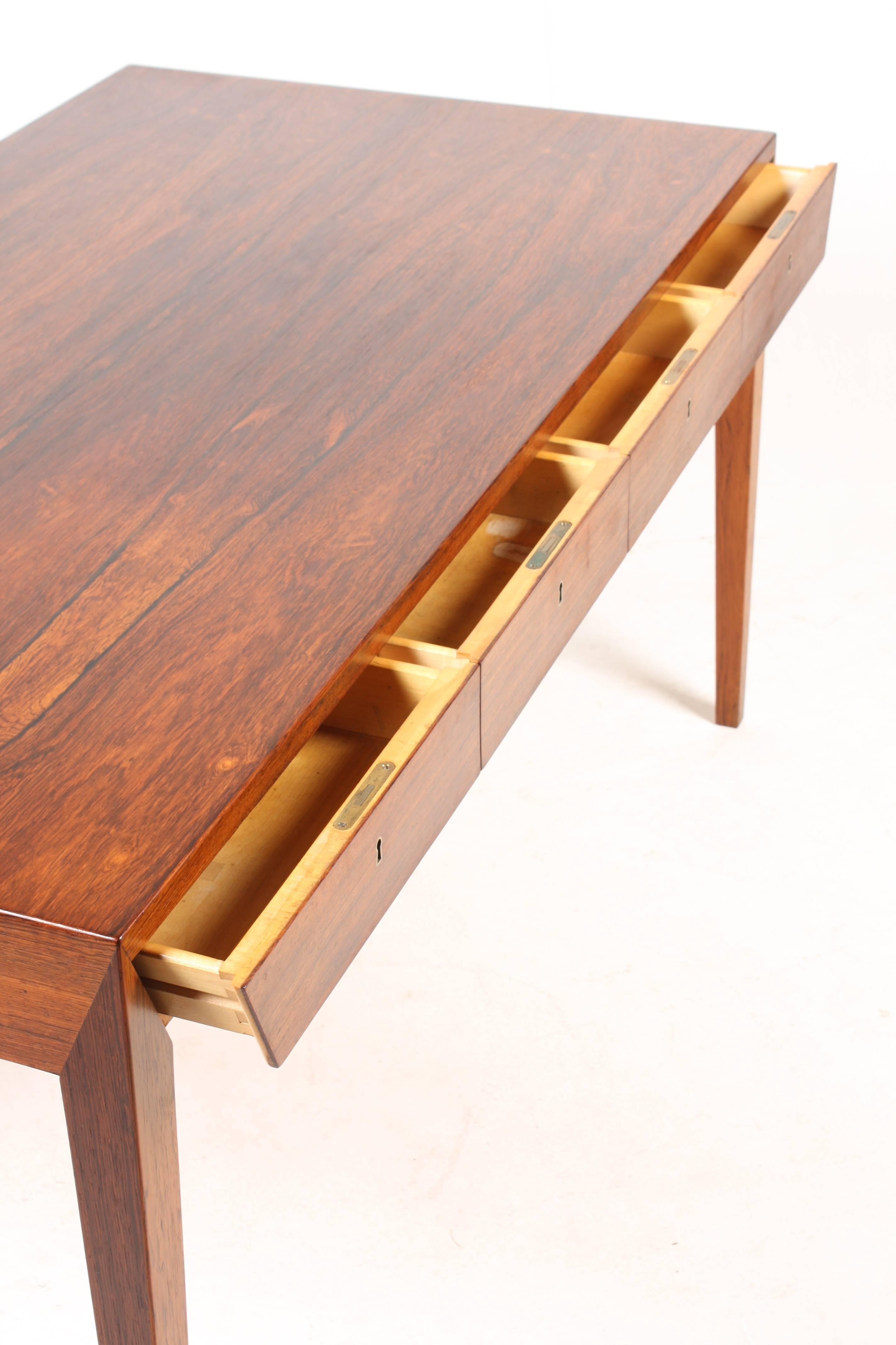 Mid-20th Century Elegant Desk Designed by Severin Hansen Jr.