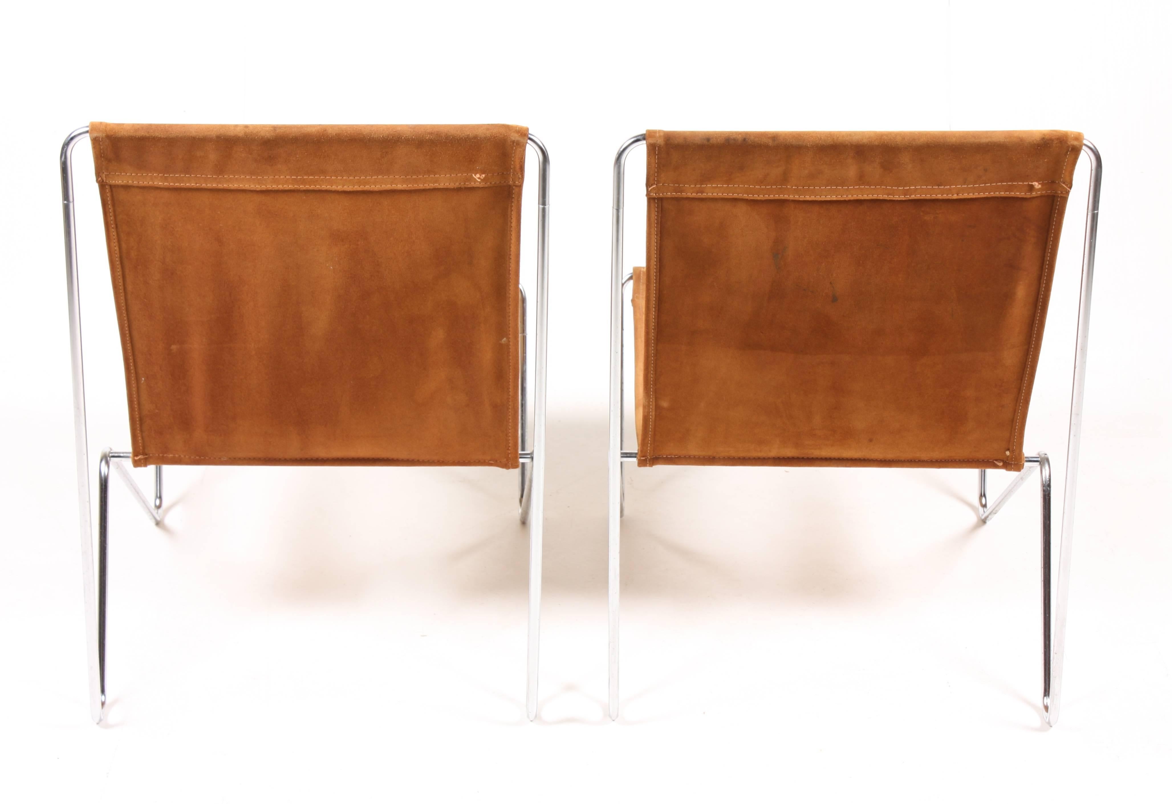 Pair of Original Bachelor Chairs by Verner Panton In Excellent Condition In Lejre, DK