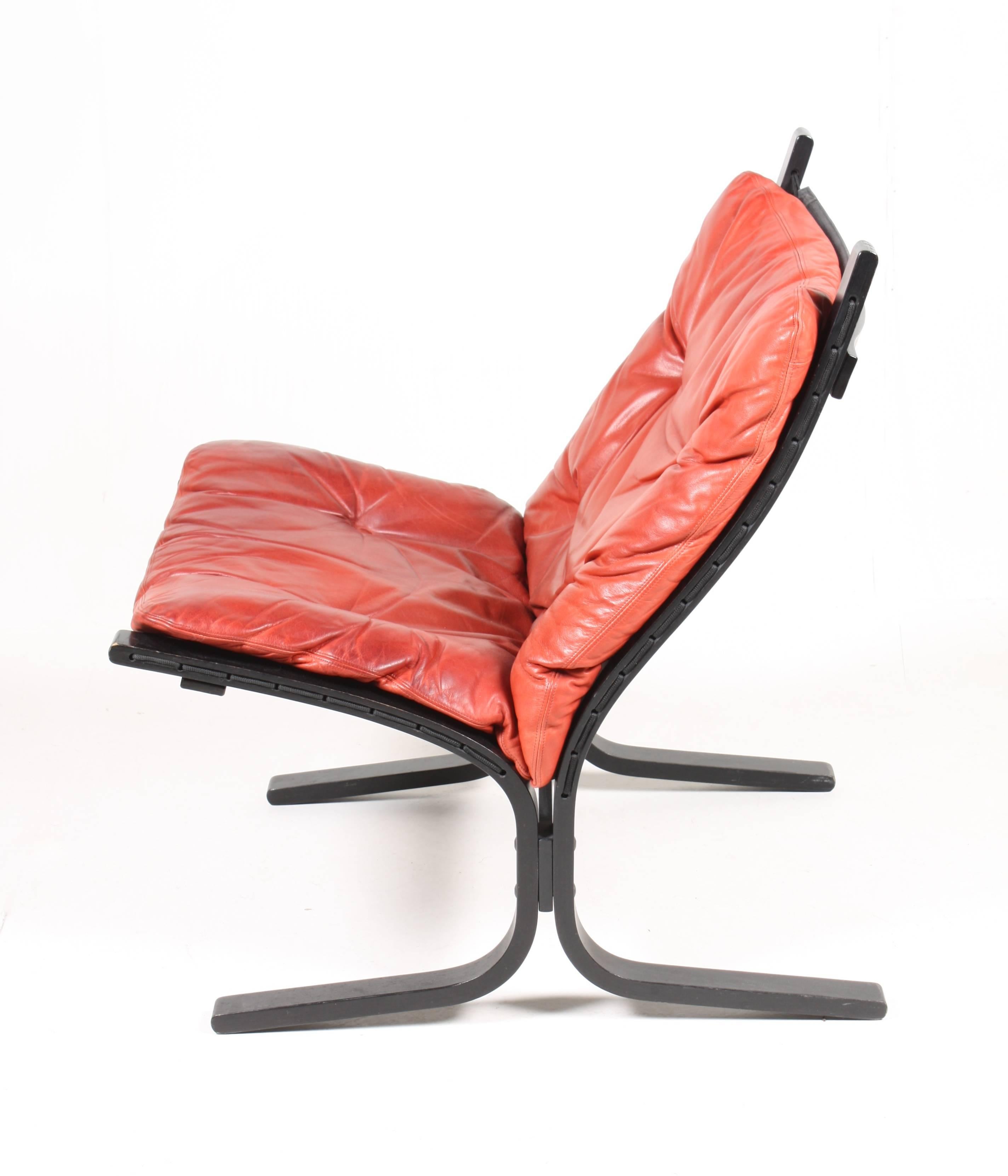 Scandinavian Modern Group of Four Lounge Chairs by Ingmar Relling