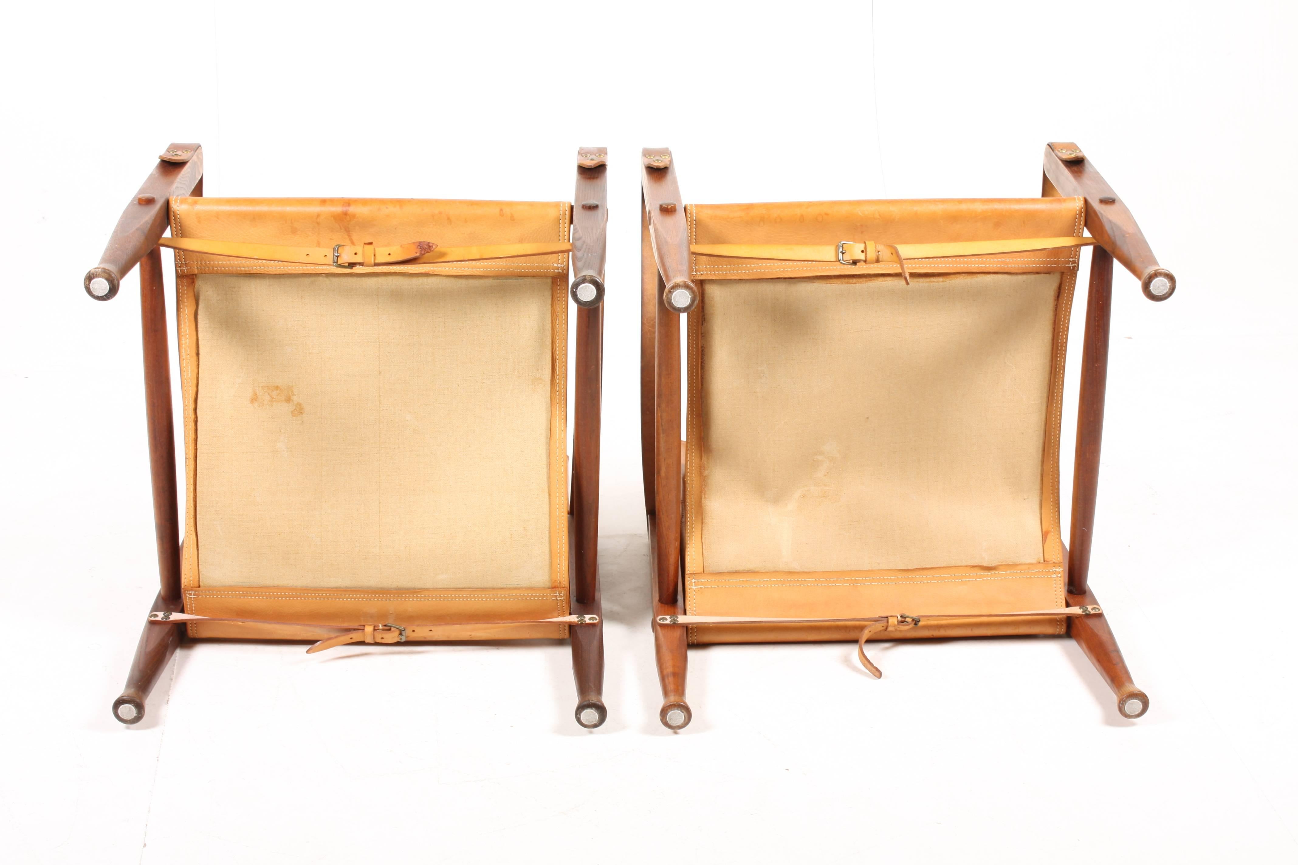 Pair of Safari Chairs by Kaare Klint 4