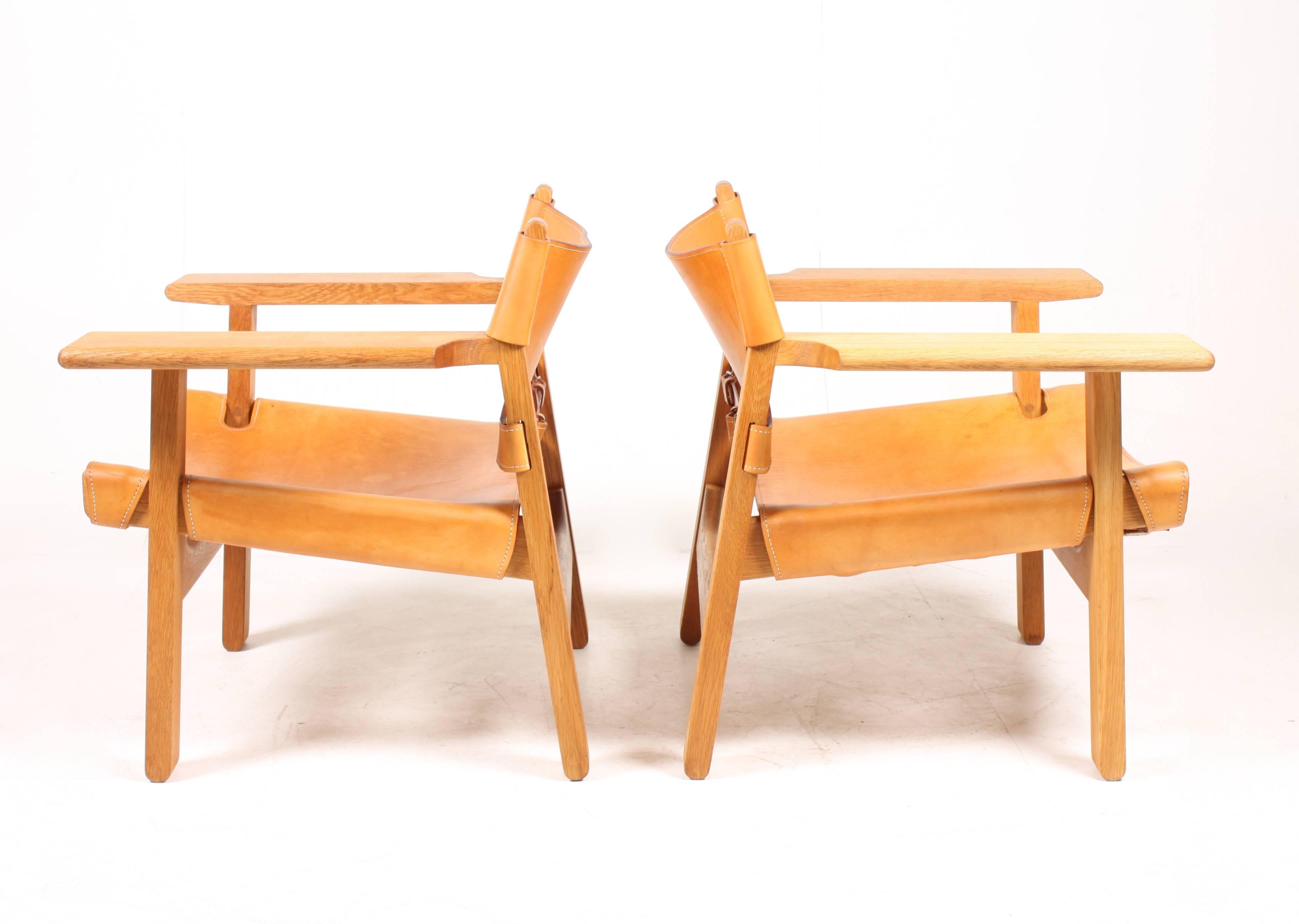 Danish Pair of Spanish Chairs