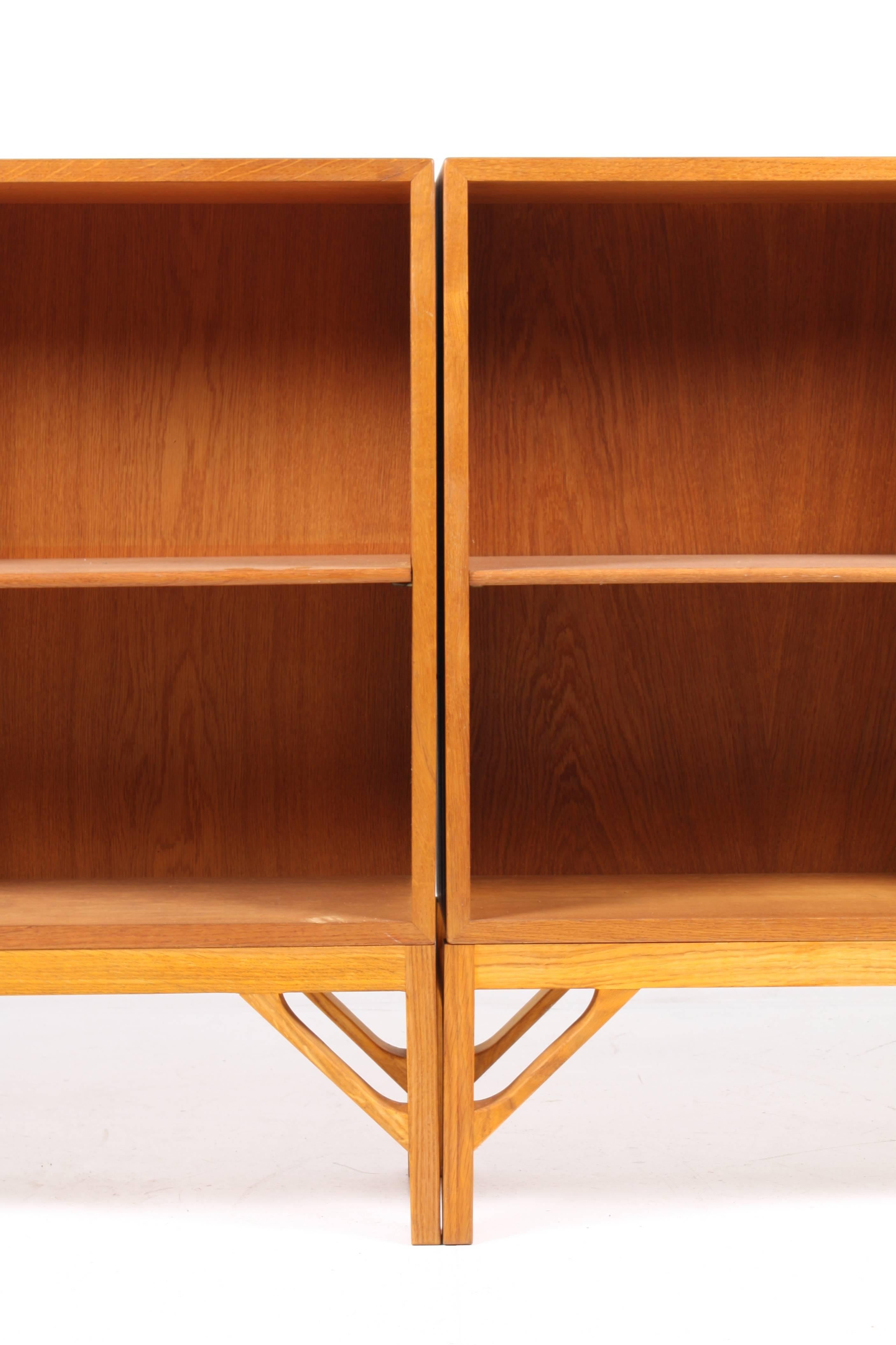 Scandinavian Modern Pair of China Bookcases by Mogensen