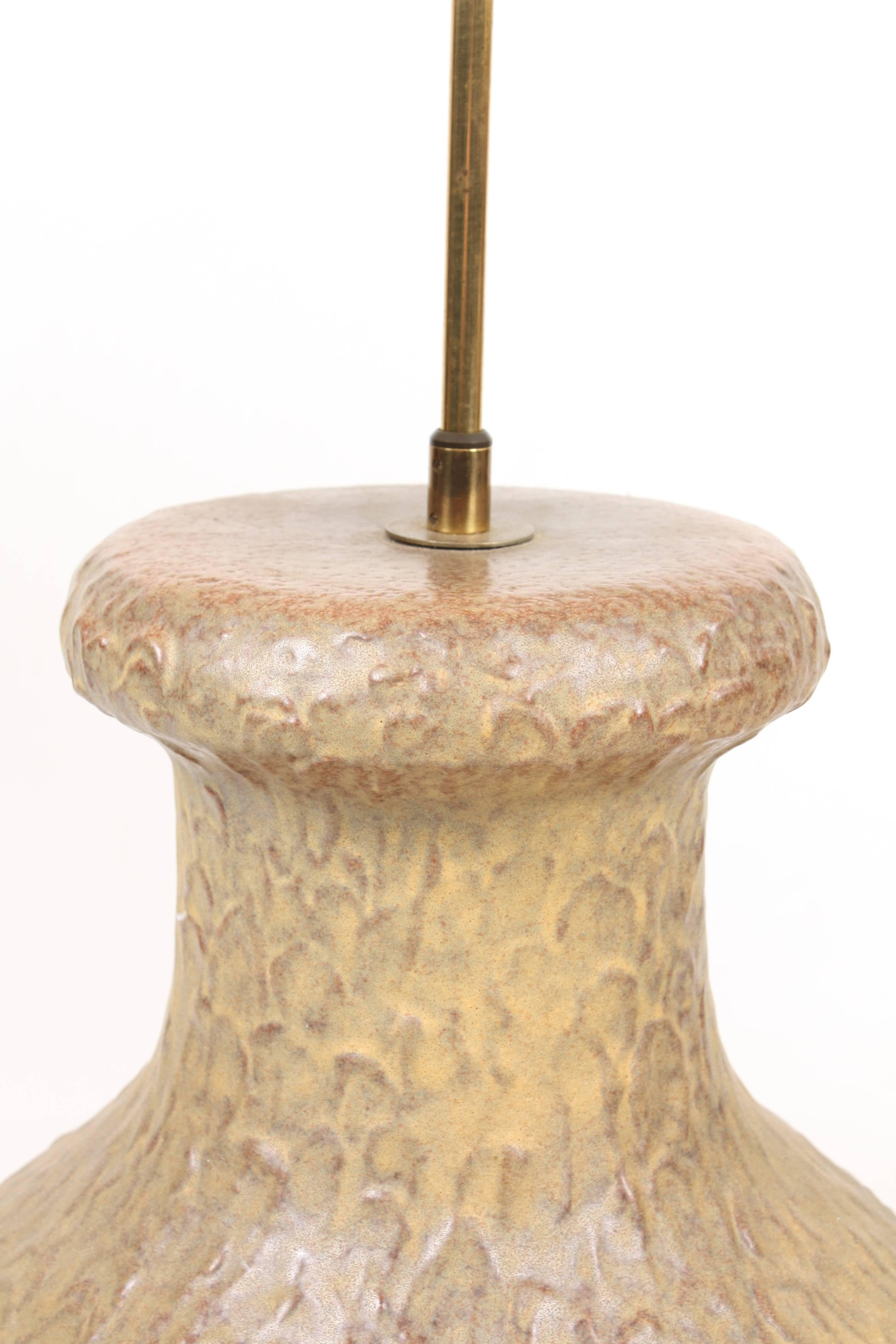 Danish Pair of Large Artefact Table Lamps with Great Detailing