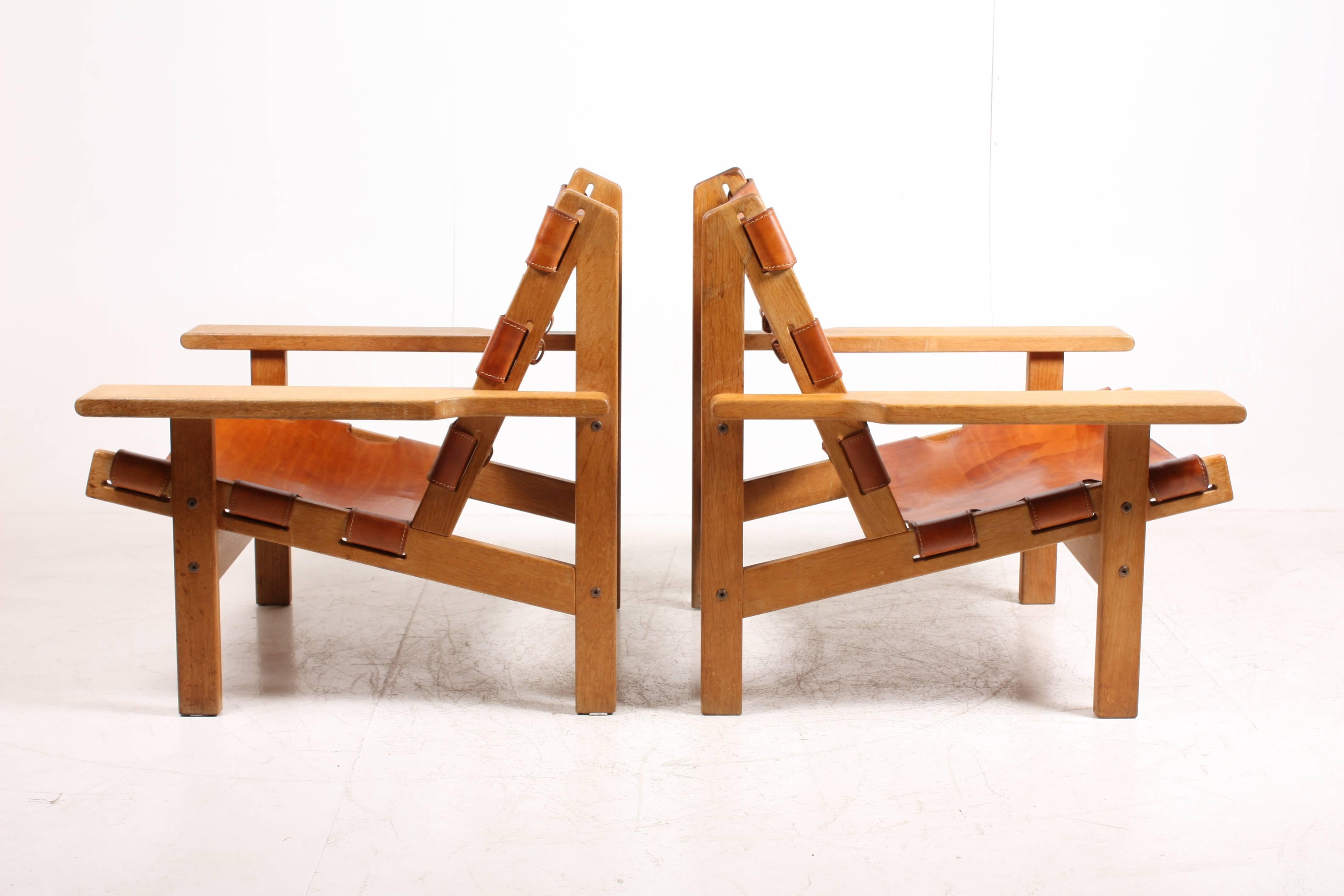Mid-20th Century Pair of Hunting Chairs by Kurt Østervig