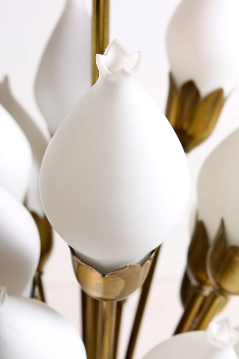 Tulip Chandelier by Fog and Mørup at 1stdibs