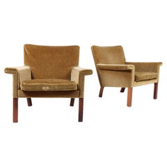 Pare of Rare Lounge Chairs by Hans J. Wegner