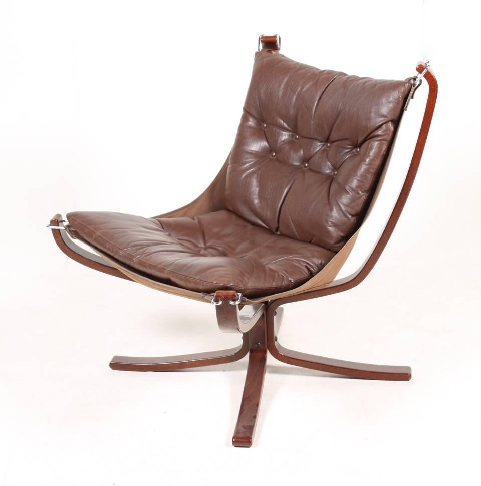 Late 20th Century Original Falcon Chair by Sigurd Resell