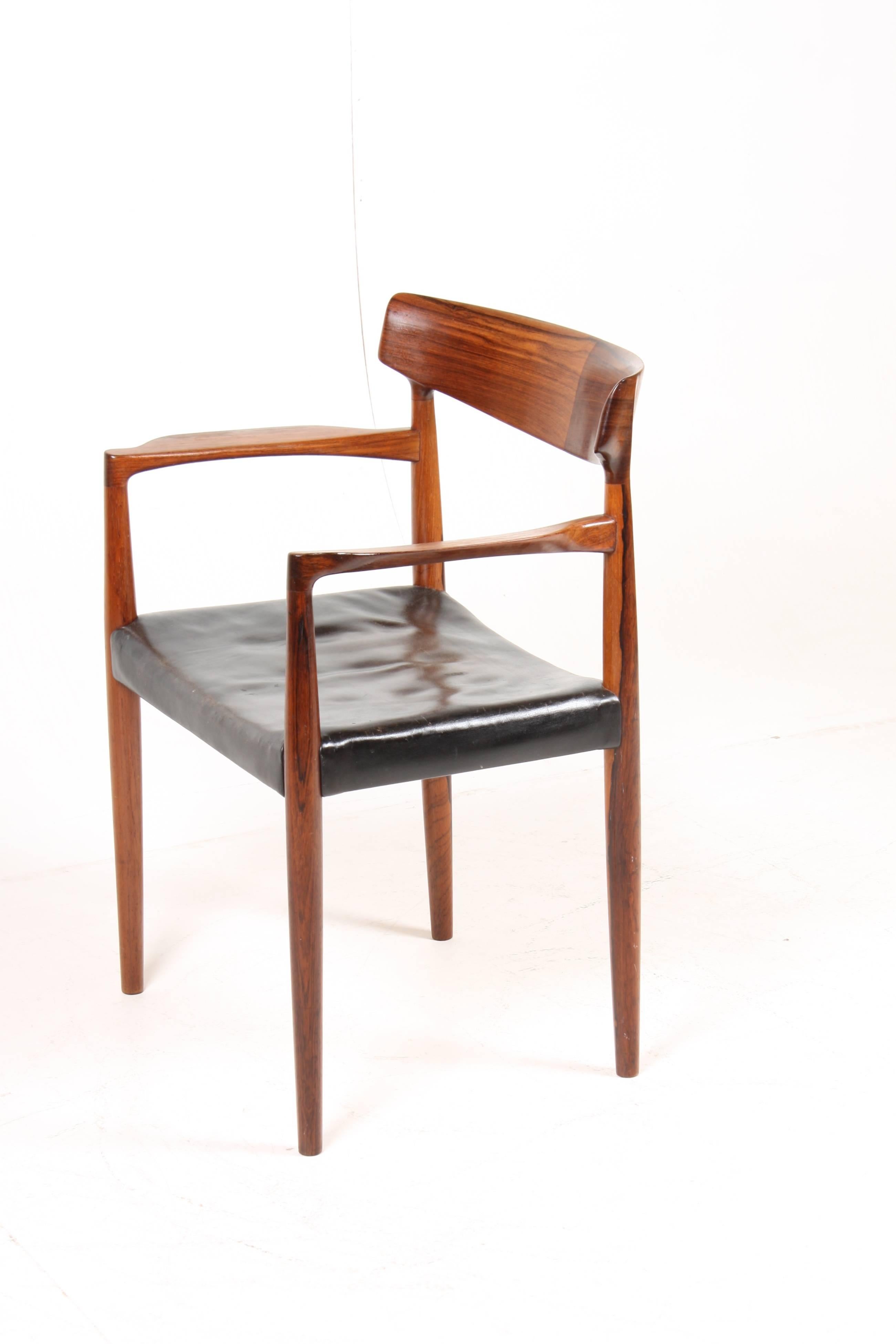 Mid-20th Century Elegant Dining Chairs in Rosewood by Knud Færch