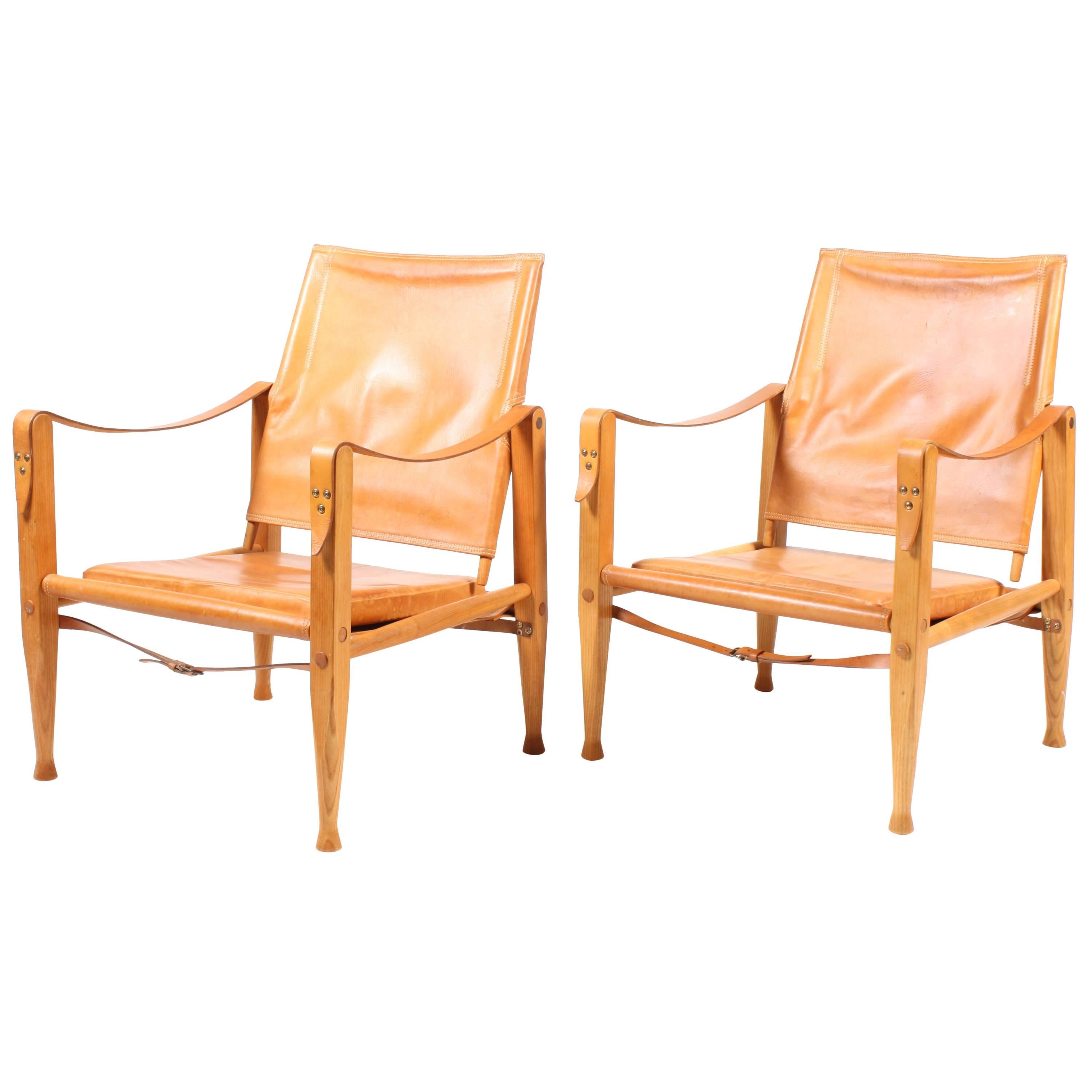 Pair of Safari Chairs by Klint
