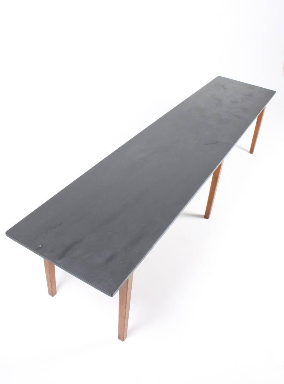 Danish Coffee Table with Slate Top
