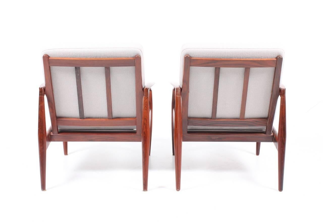 Danish Pair of Lounge Chairs by Kai Kristiansen