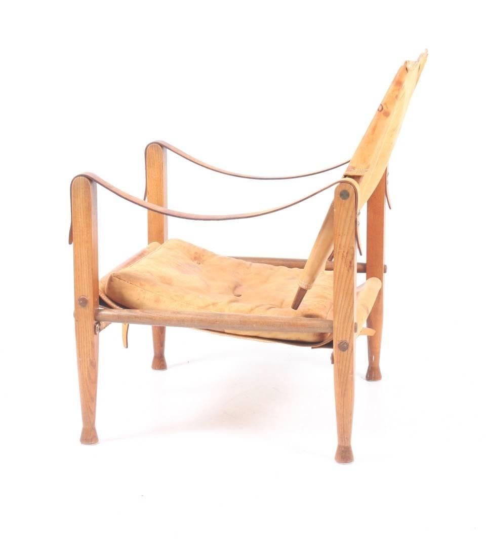 Scandinavian Modern Safari Chair by Kaare Klint