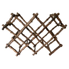 Antique Bamboo bottle holder