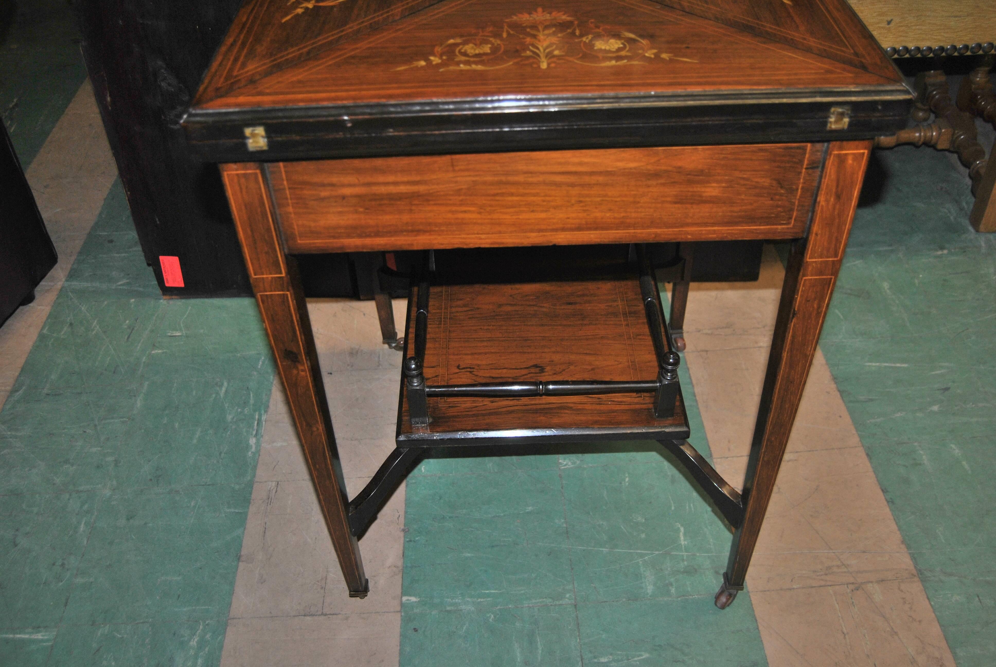 19th-20th Century English Game or Envelope Table 2