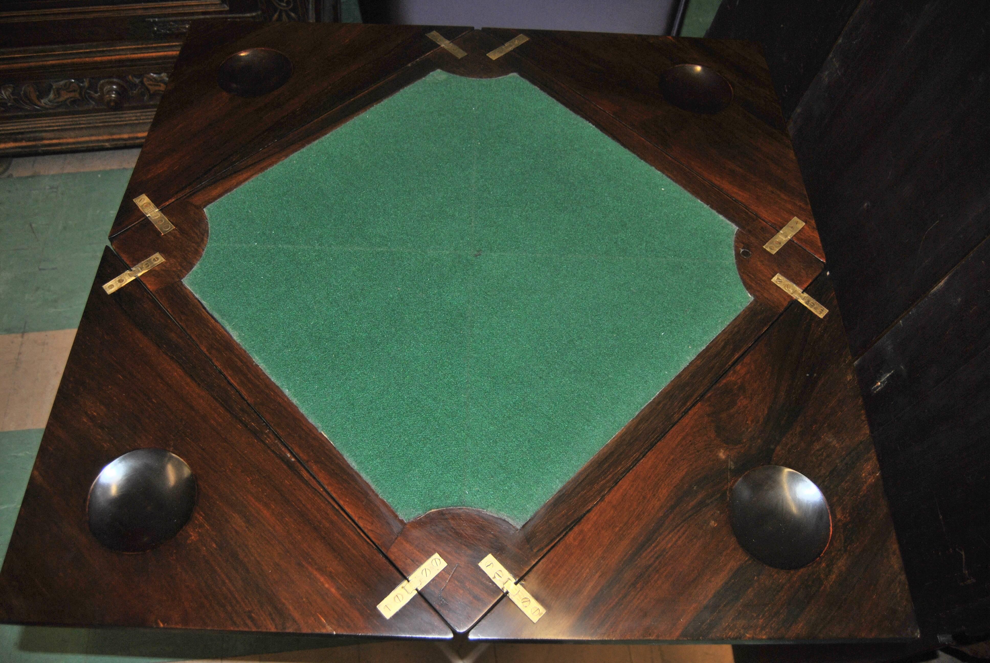 19th-20th Century English Game or Envelope Table 3